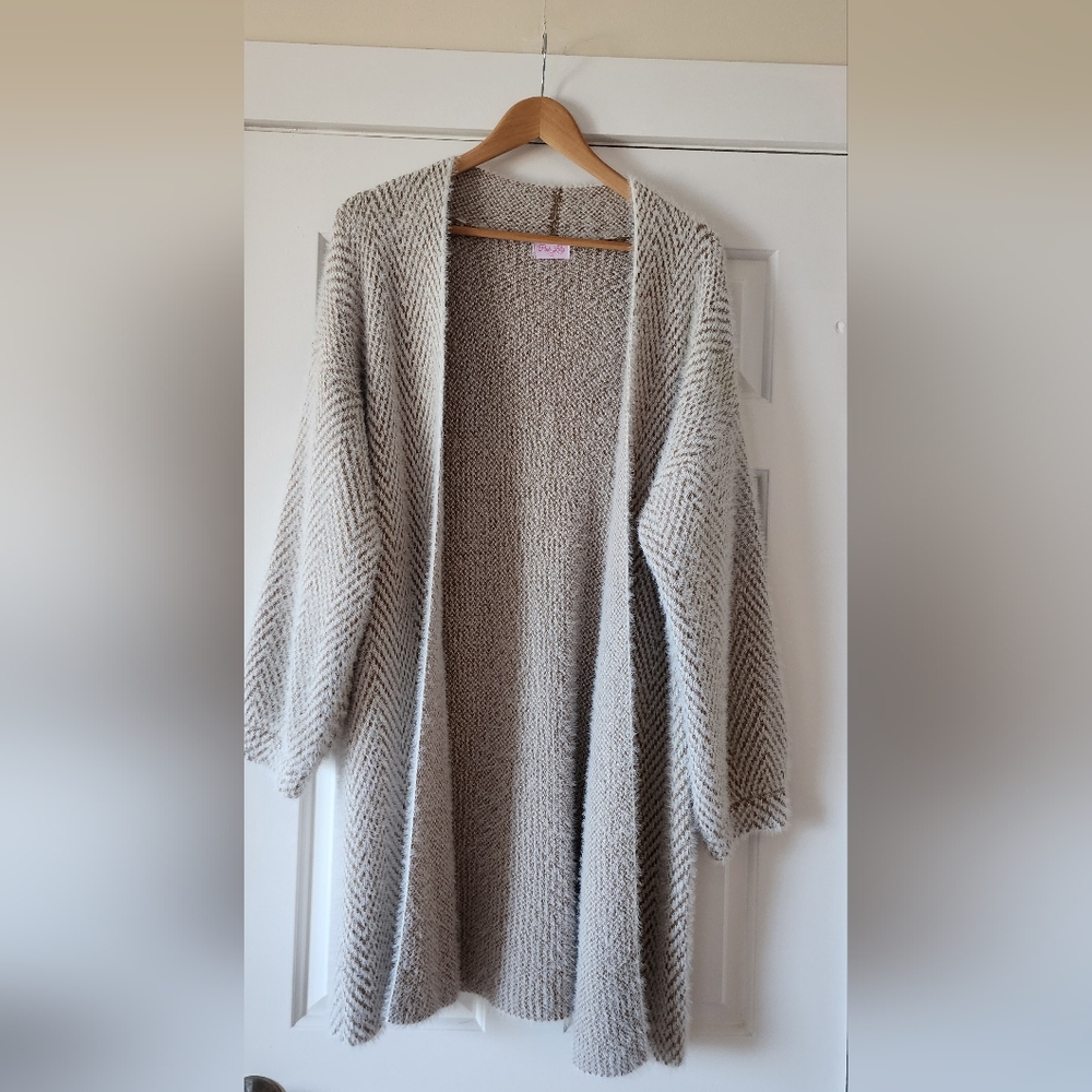 Cozy Open-Front Cardigan